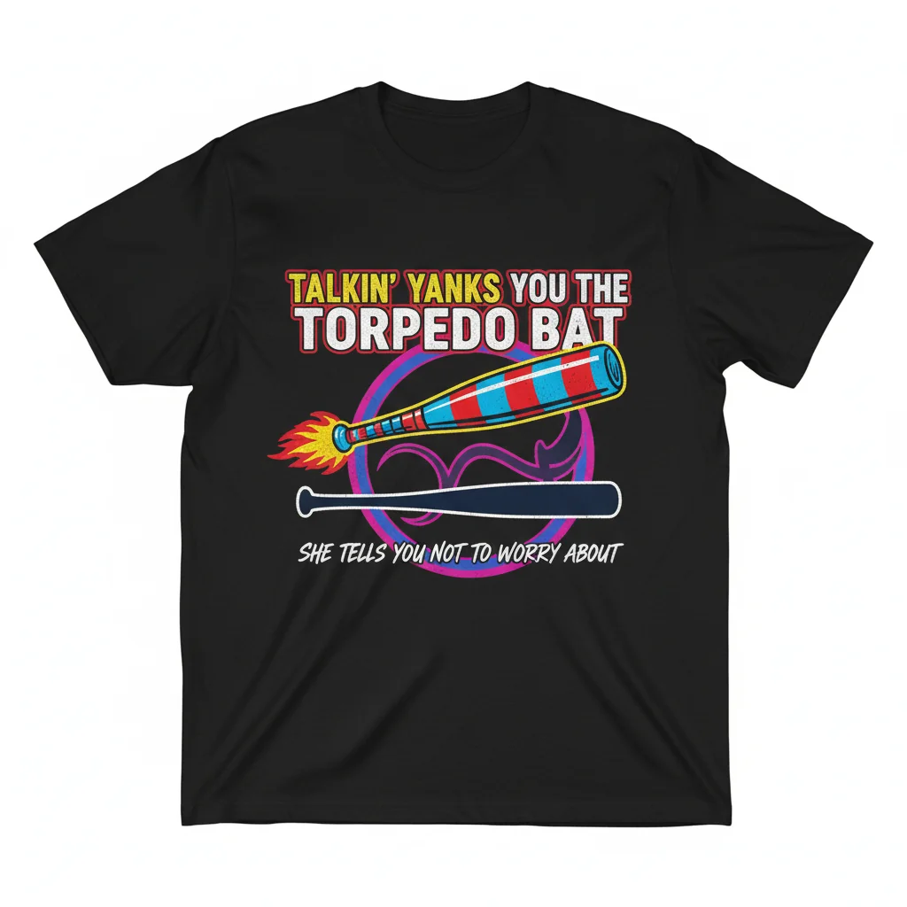 Talkin’ Yanks Torpedo Bat: Embrace Your Unwavering Spirit Tee