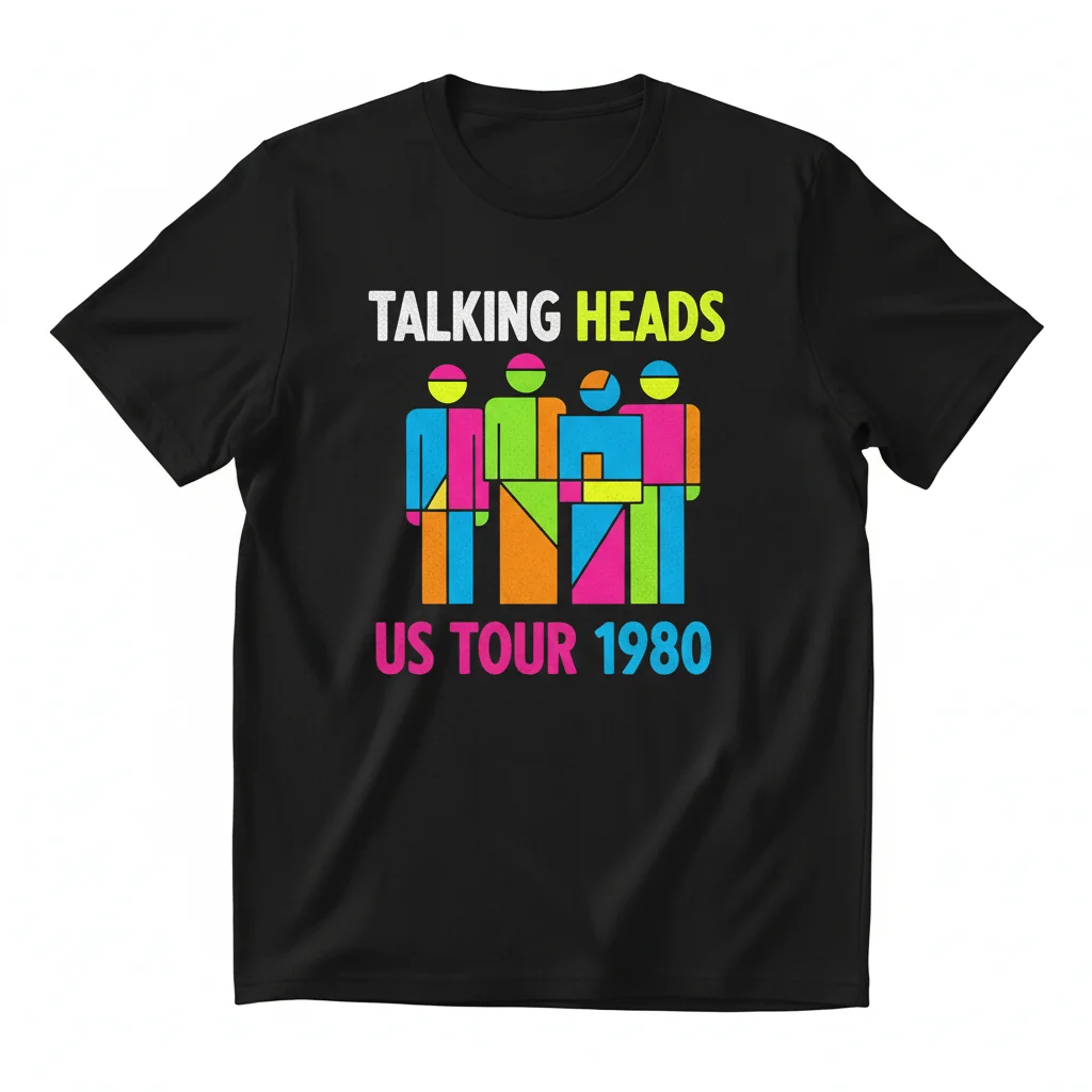 Talking Heads '80 US Tour Tee – Vintage Vibe, Modern Flow