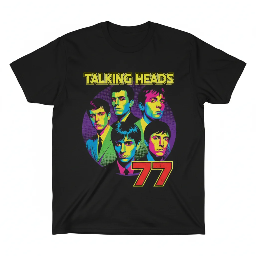 Talking Heads '77 Picture Shirt | Vintage-Inspired Band Tee