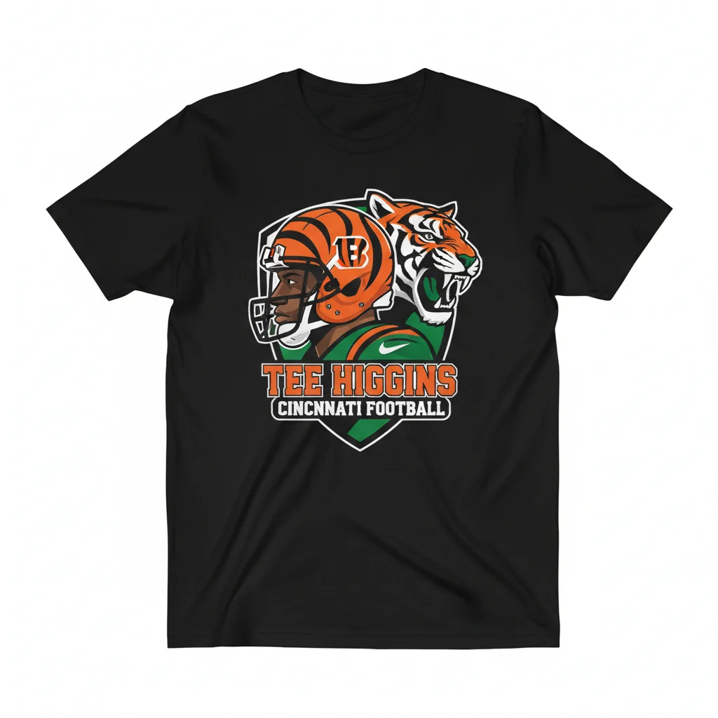 Tee Higgins Cincinnati Bengals T-Shirt | NFL Fan Apparel