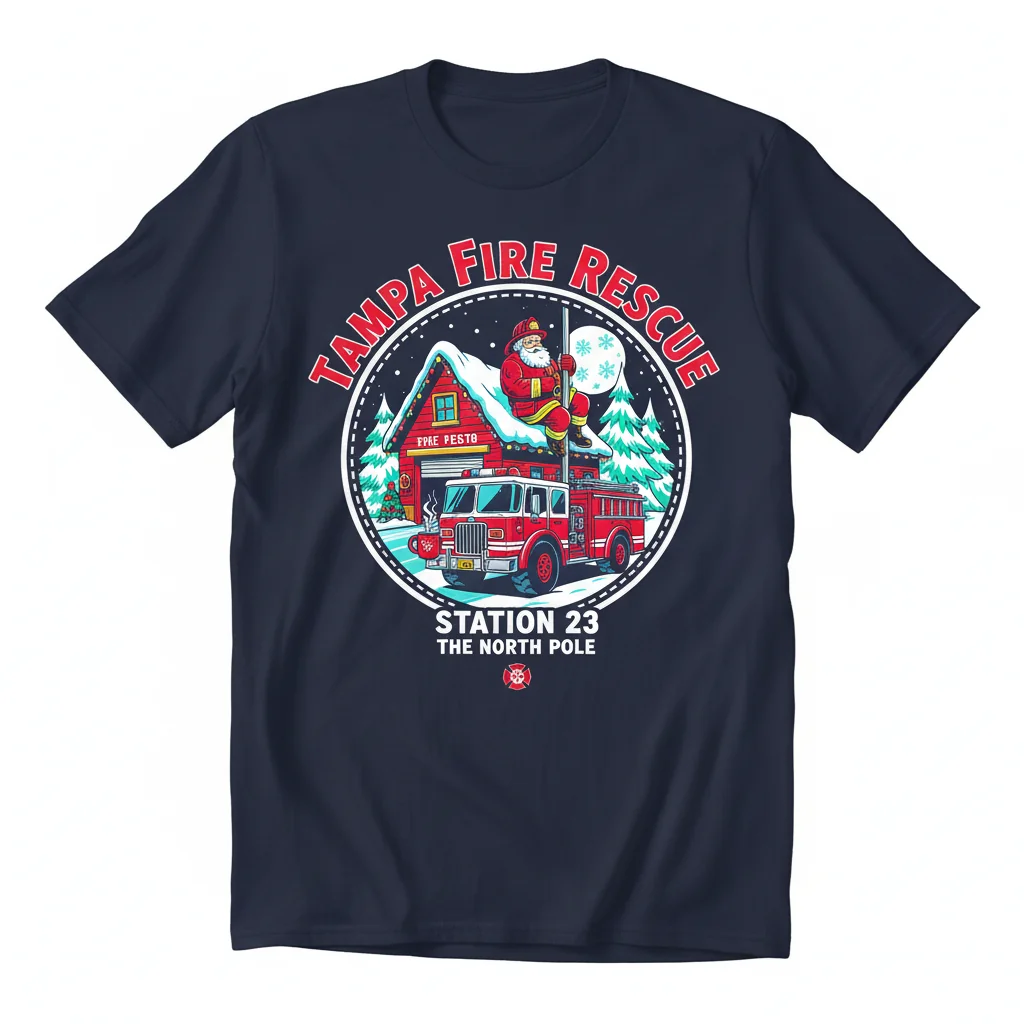 Station 23 North Pole Tee – Tampa Fire Rescue Drop