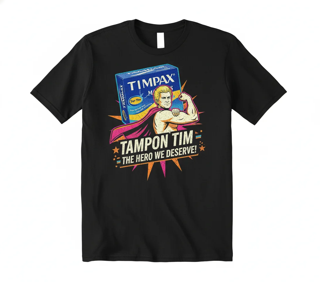 Tampon Tim Meme T-Shirt | Funny Timpaz Manpons Fan Tee