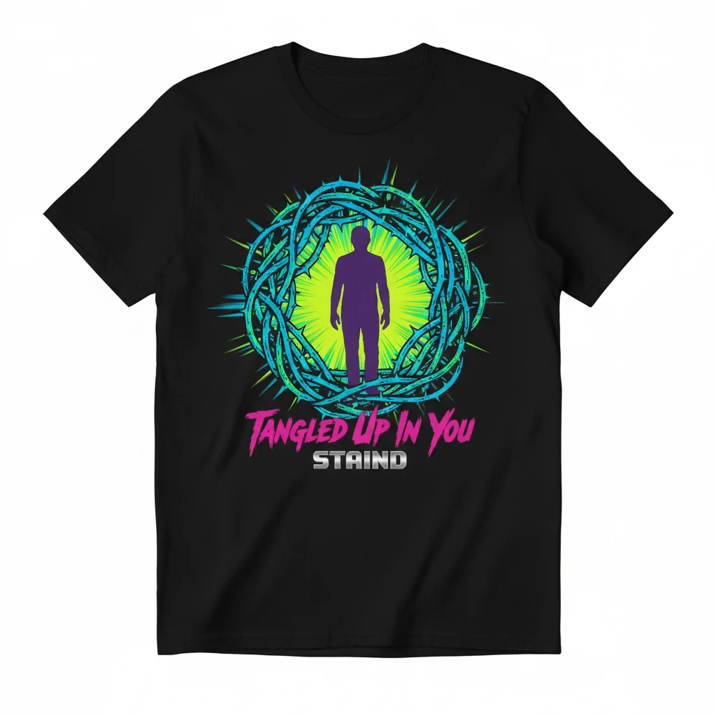 Staind 'Tangled Up In You' Lyrics Wall Art Essential T-Shirt – Music Fan Apparel