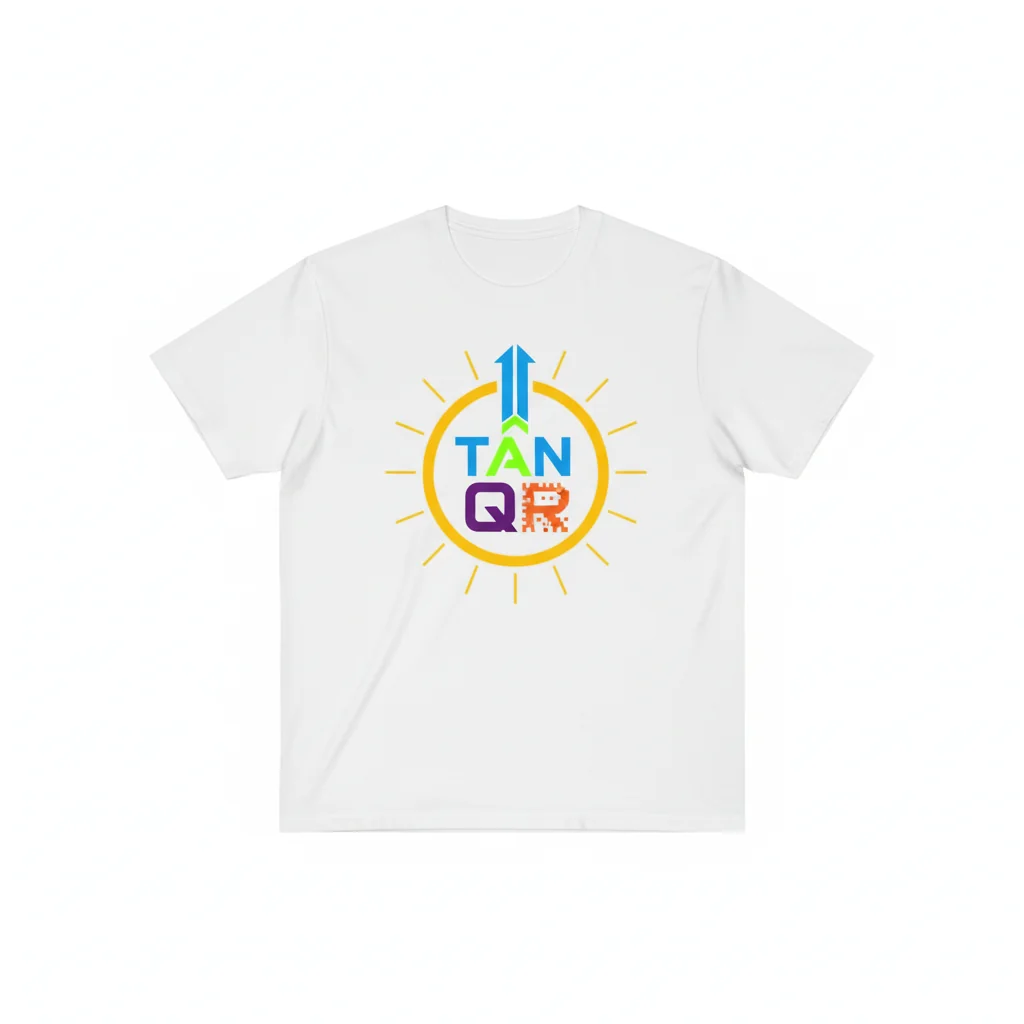 Tanqr Merch Essential T-Shirt – Premium Tanqr QR Code Fan Apparel
