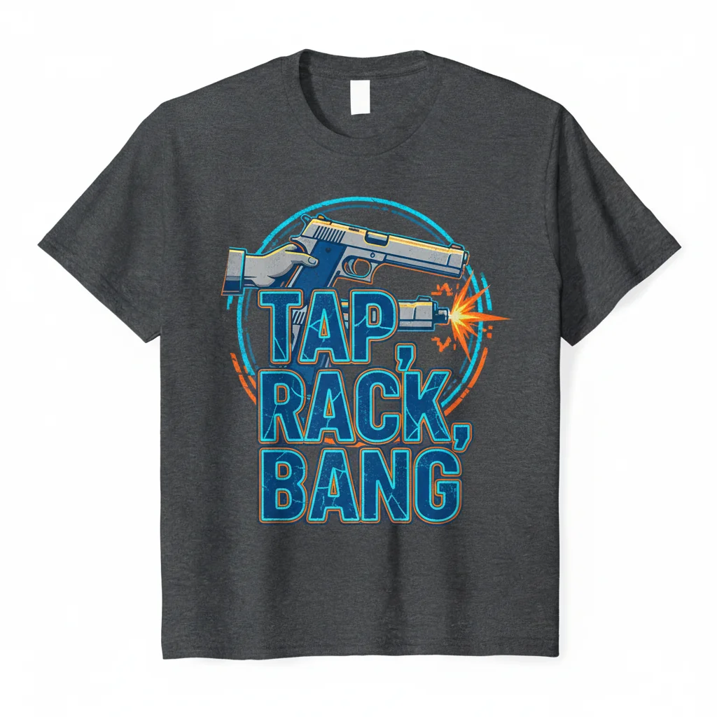 The 'Tap, Rack, BANG' Premium Art Tee