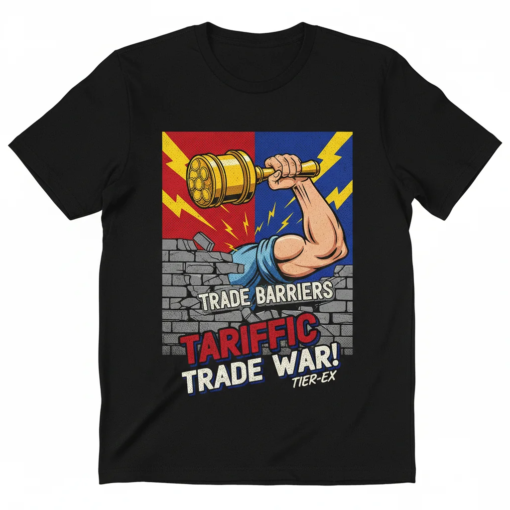 Tariffic T-shirt Trade War: Bold Graphic Tee - Premium 100% Cotton