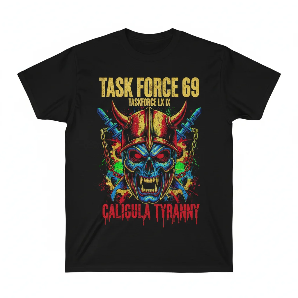 Task Force 69 Caligula Tyranny Essential T-Shirt - Ultra-Durable & Fade-Resistant
