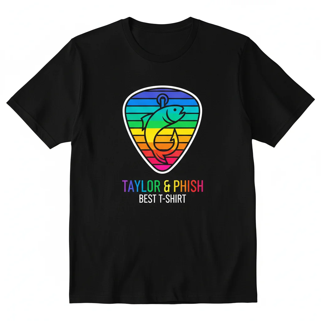 Taylor & Phish: Harmony in Rainbow Hues Tee