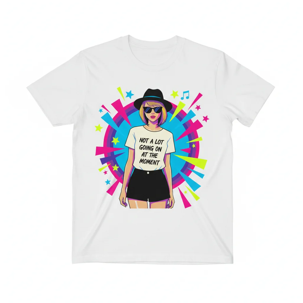 Taylor Swift "NOT A LOT GOING ON" Iconic 22 Music Video Tee