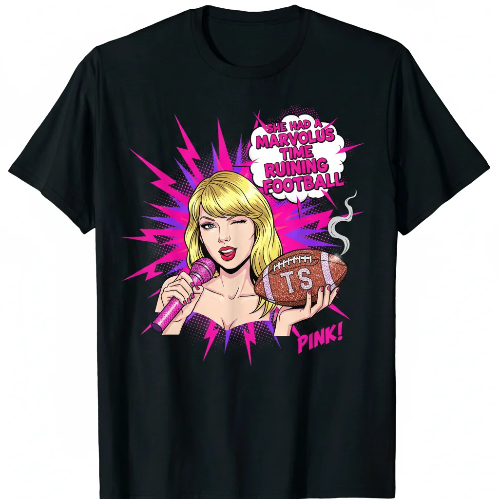 Taylor Swift: A Marvelous Game Day - Pink Essential Tee