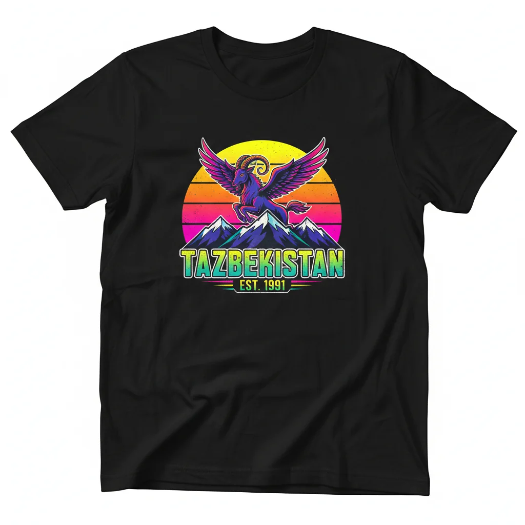 Tazbekistan Essential Tee: Ultra-Durable, Fade-Resistant & Perfect Fit