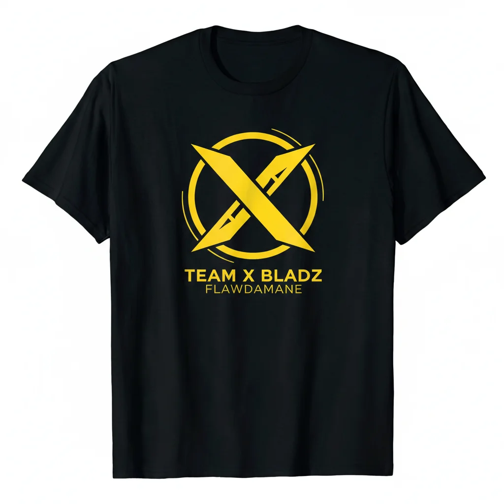 Team X Bladz Logo (Yellow) Essential T-Shirt: Lasting Comfort & Vibrant Style
