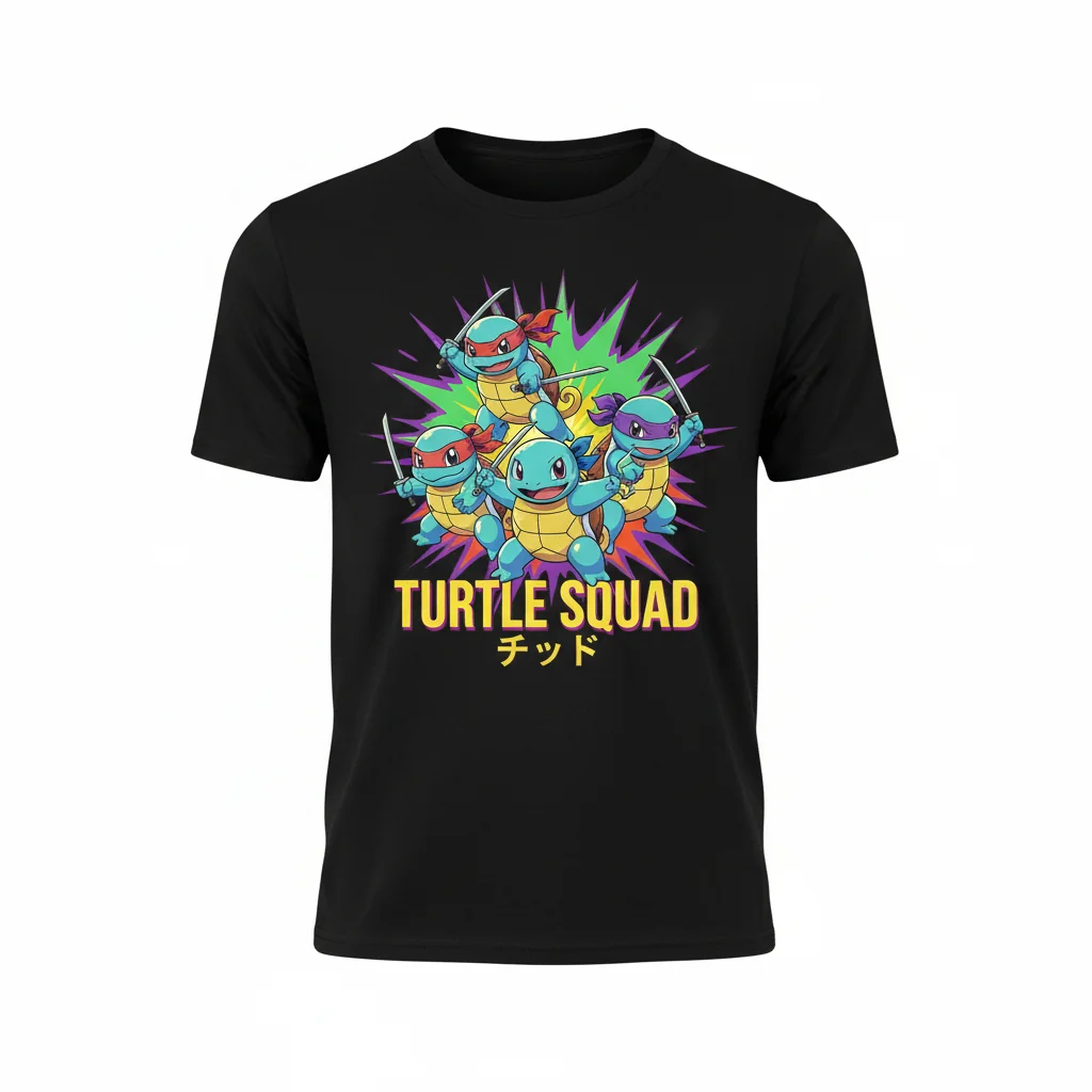 TMN Squirtle Tee – Iconic Streetwear Drop
