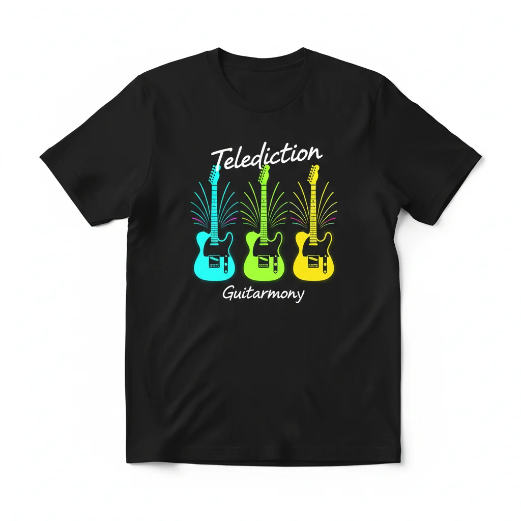 Telediction White Text Graphic Tee - Essential Unisex T-Shirt