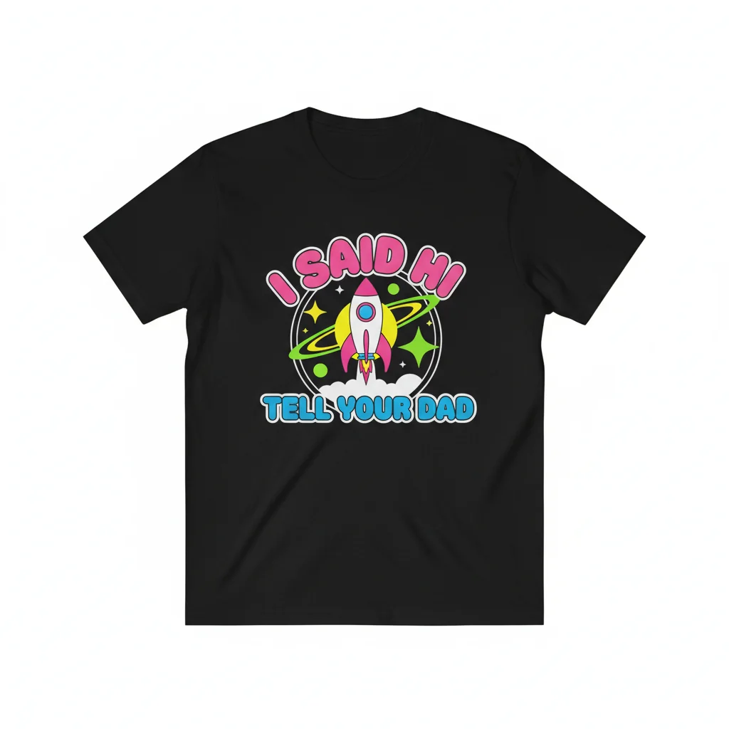 Humorous Dad Joke T-Shirt: "Tell Your Dad I Said Hi" Essential Tee – Funny Gift for Fathers