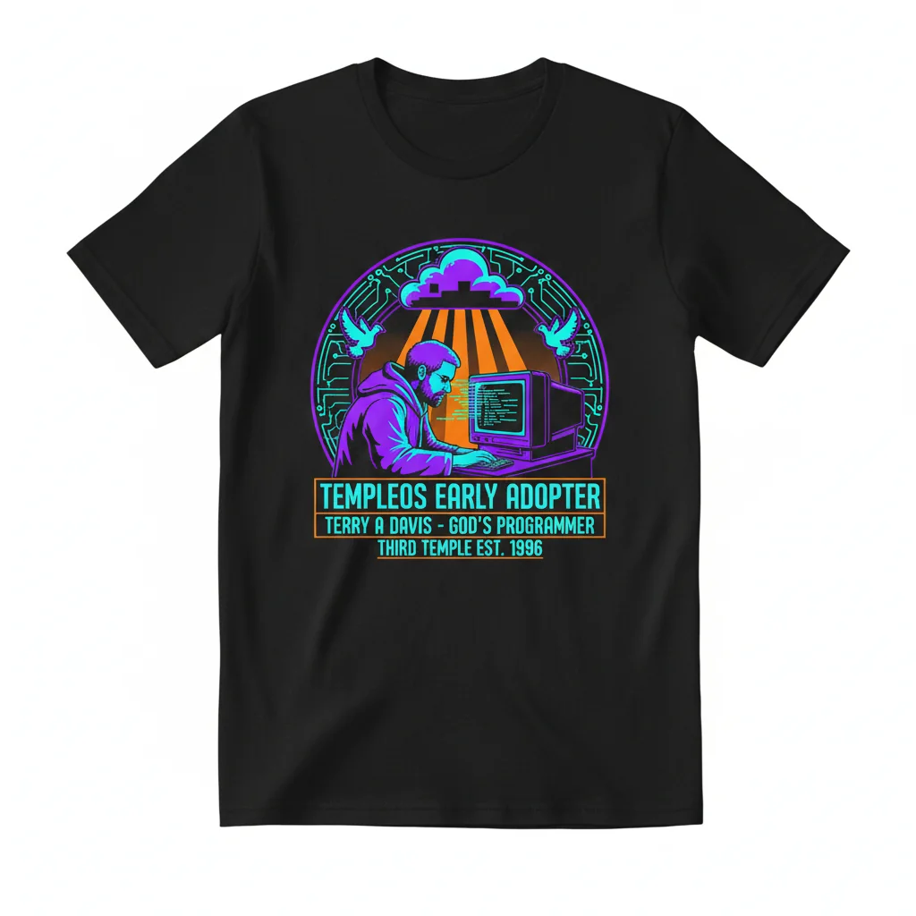 TempleOS Early Adopter: Terry A. Davis 'The Programmer' Essential T-Shirt
