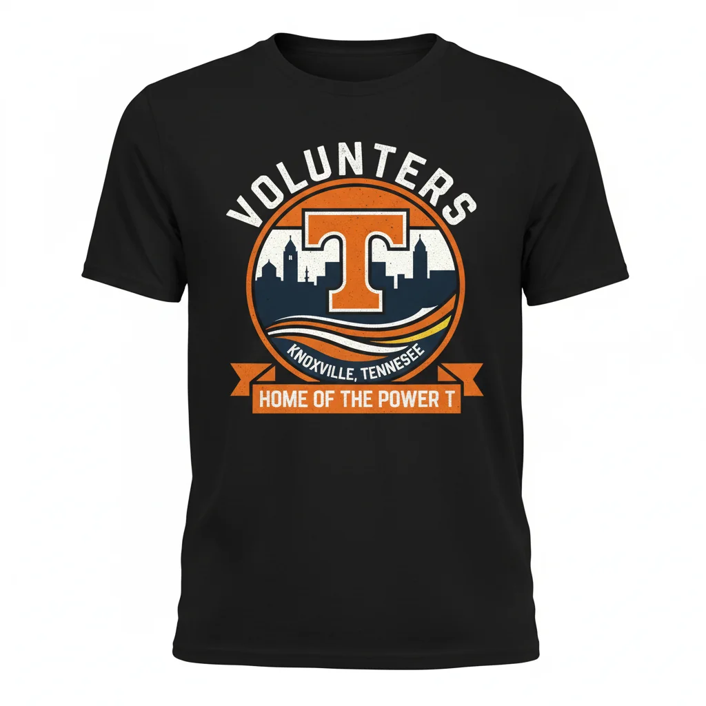 Tennessee Volunteers Big & Tall Campus Scene Core T-Shirt - Knoxville Home of the Volunteers