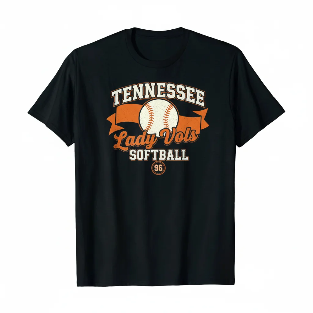 Tennessee Volunteers Lady Vols Softball Logo Shirt - Ultra-Durable & Pre-Shrunk