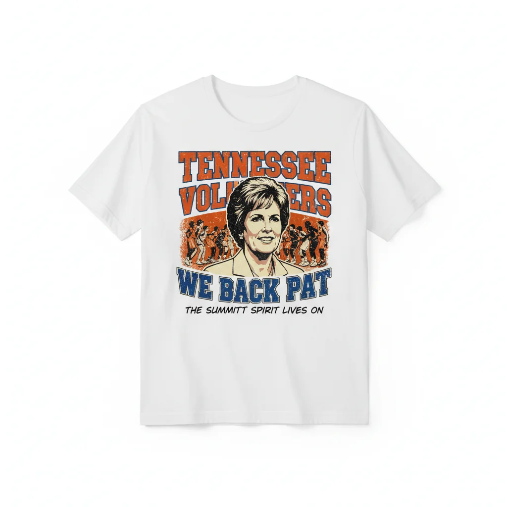 Tennessee Volunteers "We Back Pat" Summitt Tribute Art Shirt - Durable & Comfortable Fan Gear