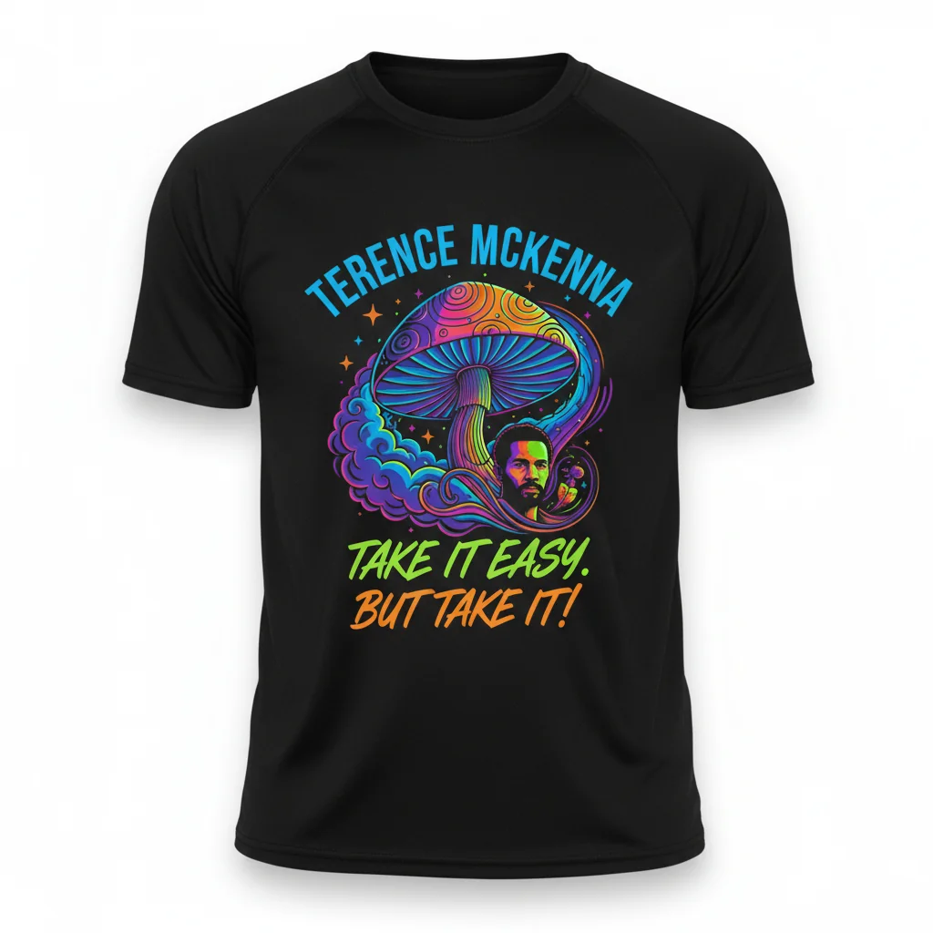 Terence McKenna: Embrace the Flow Active T-Shirt