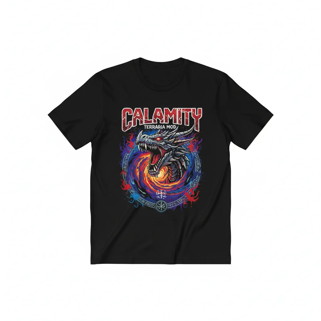 Terraria Calamity Mod Logo T-Shirt - Essential Gaming Apparel