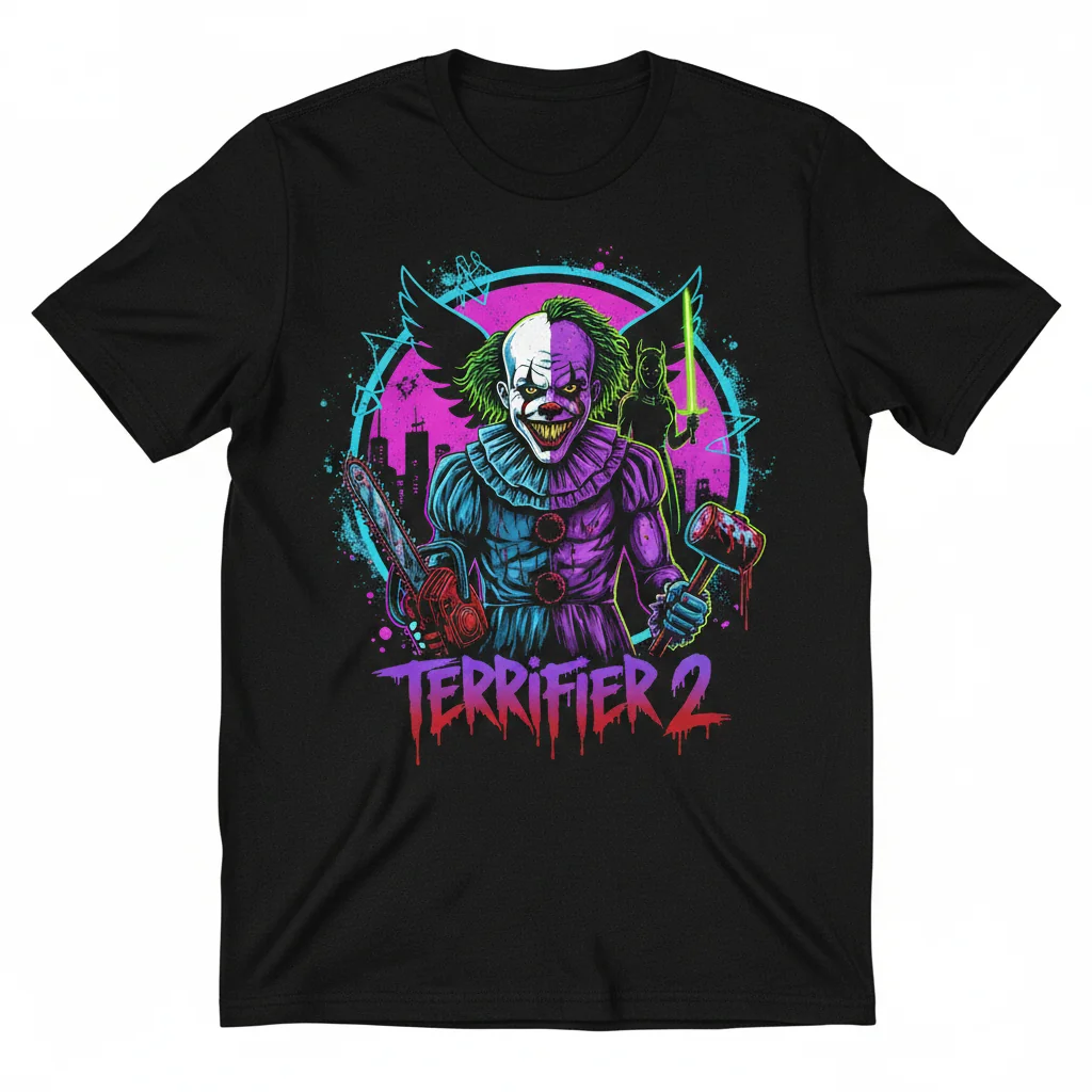 Terrifier 2 Shirt | Ultra-Durable, Fade-Resistant Graphic Tee