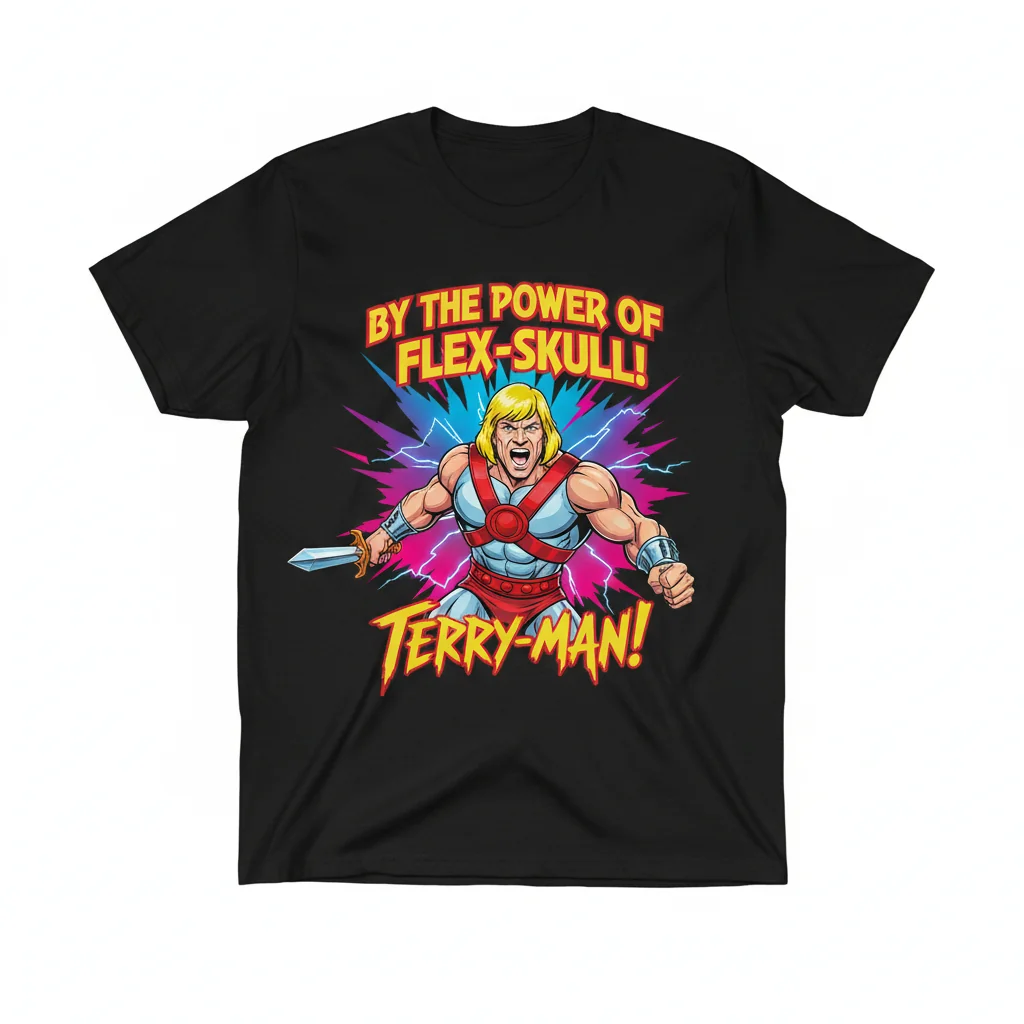 Terry Crews He-Man Essential T-Shirt – Masters of the Universe Parody Tee