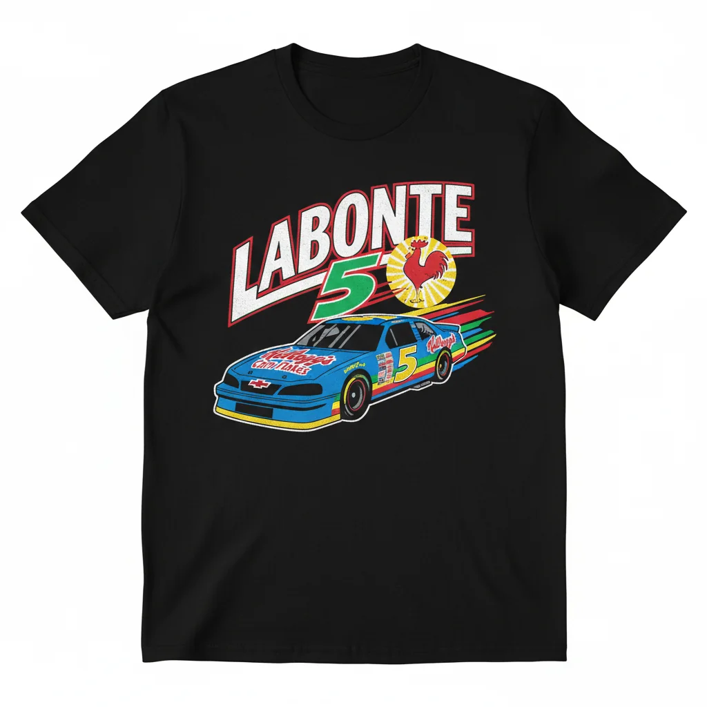 Vintage Terry Labonte #5 Kellogg’s Corn Flakes Tee