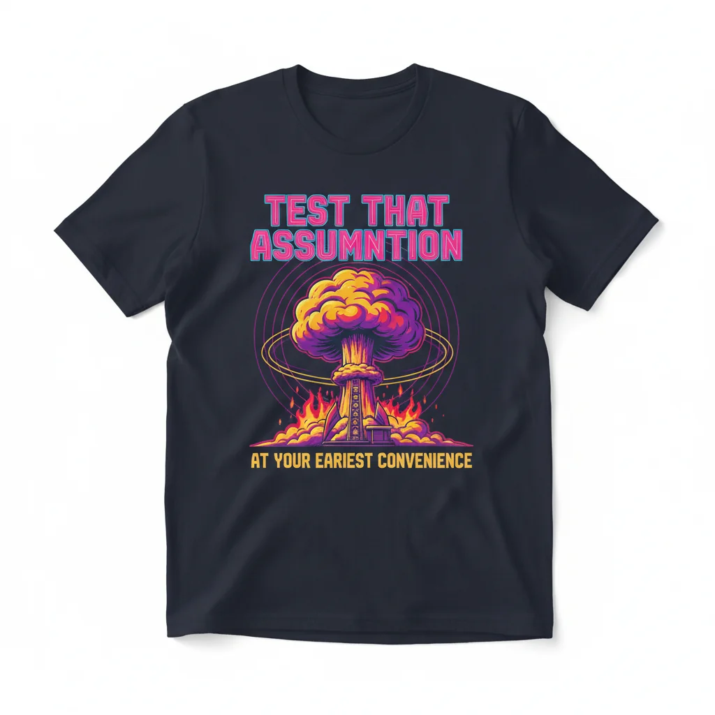 Test That Assumption – The Art of Polite Rebellion Essential T-Shirt