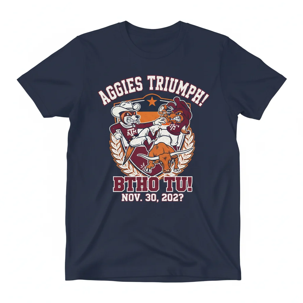 Texas A&M Aggies: Triumph Tee - A Legacy of Victory