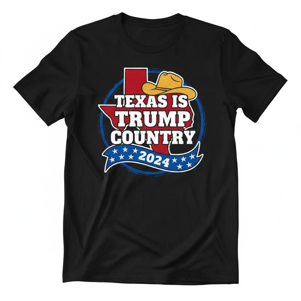 Texas is Trump Country T-Shirt - Conservative Political Apparel