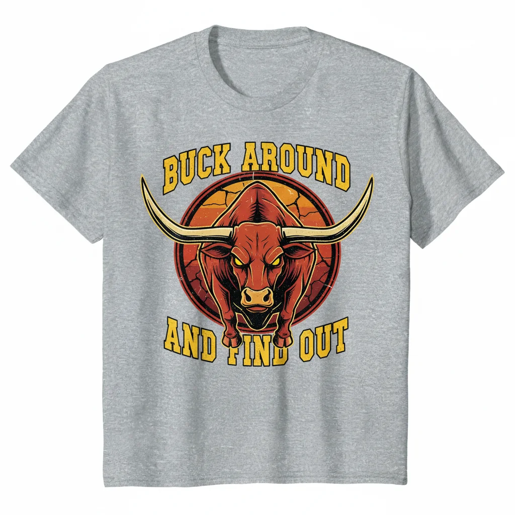 Texas Longhorns "Buck Around" Street Tee