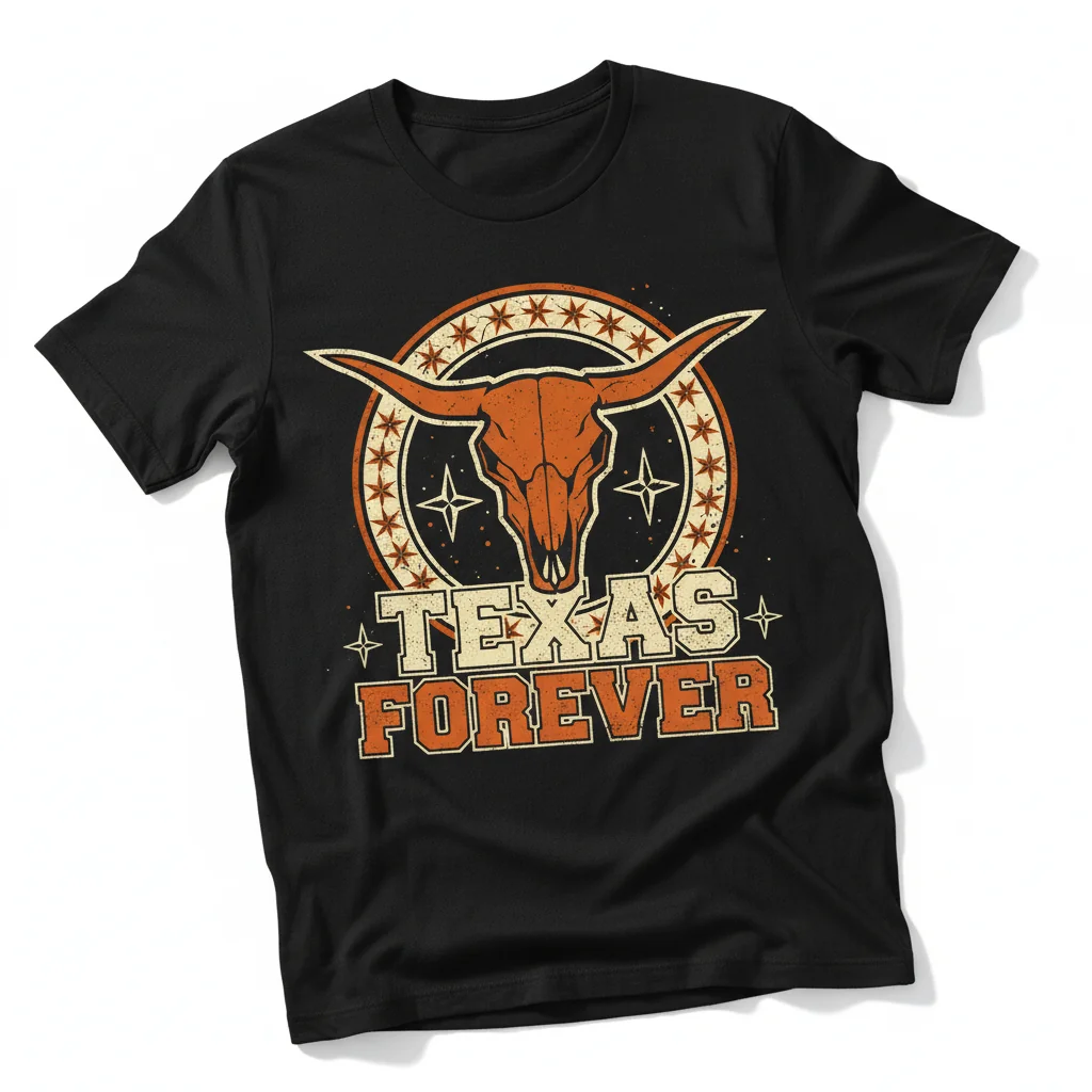 Texas Longhorns "Texas Forever" Fan T-Shirt - Unisex Comfort Tee