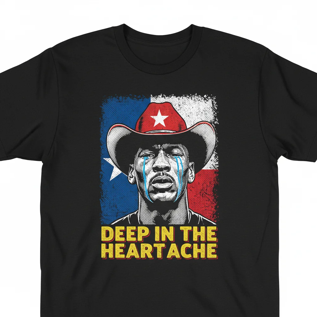 The Texas Legend: Crying MJ Meme Art Tee
