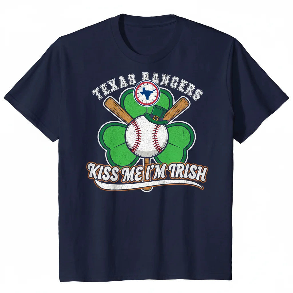 Rangers Kiss Me, I'm Irish Tee