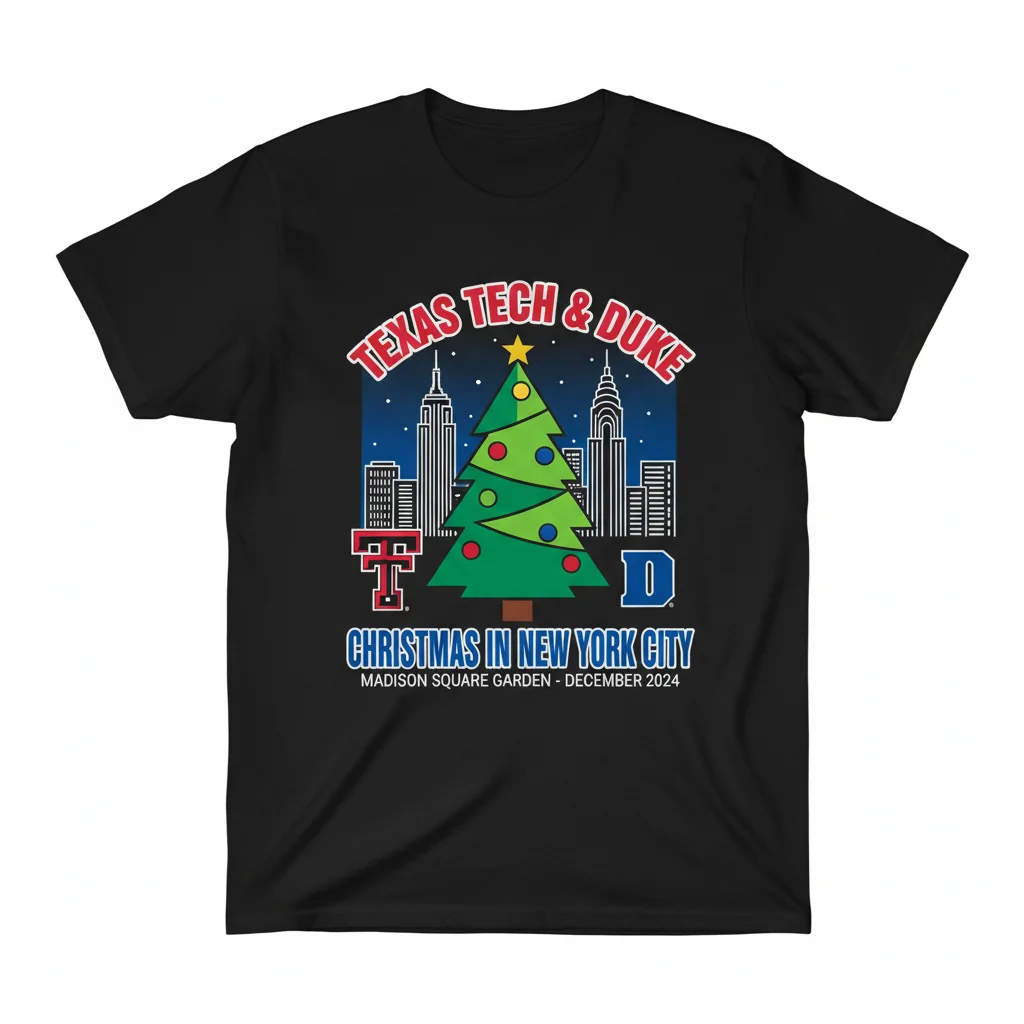 Red Raiders & Blue Devils NYC Holiday Tee
