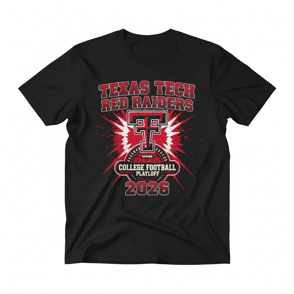 Texas Tech Red Raiders College Football Playoff 2026 Shirt - Ultra-Durable Fan Gear