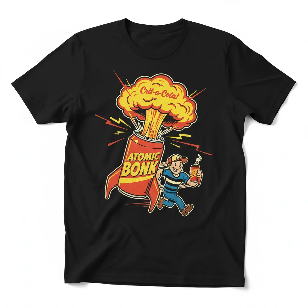 TF2 Bonk! Atomic Punch - 'Unleash Your Inner Scout' Premium Tee