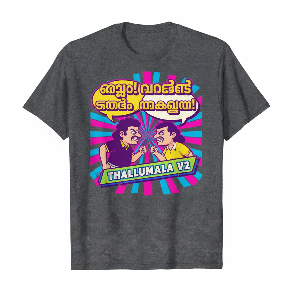 Thallumalla Movie Dialogue V2 – Premium Essential T-Shirt: Unmatched Comfort & Lasting Style