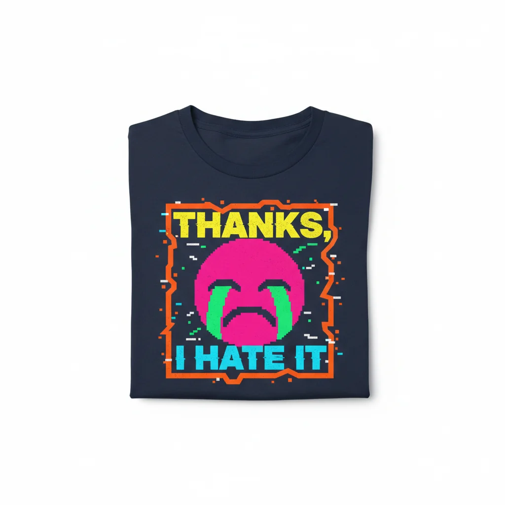 Thanks I Hate It T-Shirt - Funny Sarcastic Meme Tee