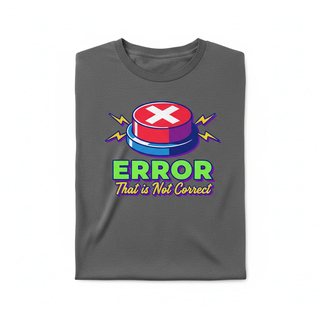 That is Not Correct" Essential T-Shirt – Premium Ring-Spun Cotton Tee