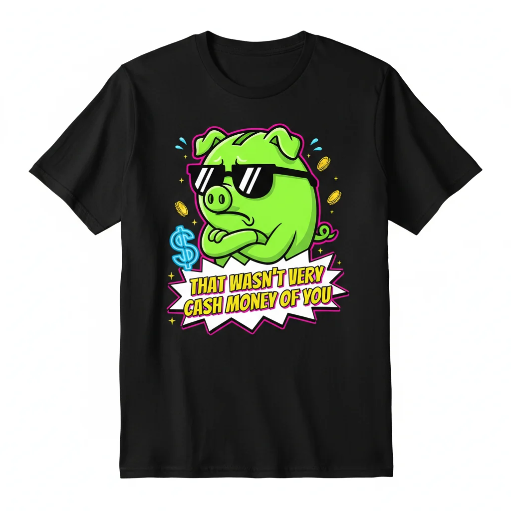 "That Wasn't Very Cash Money Of You" Funny Meme T-Shirt