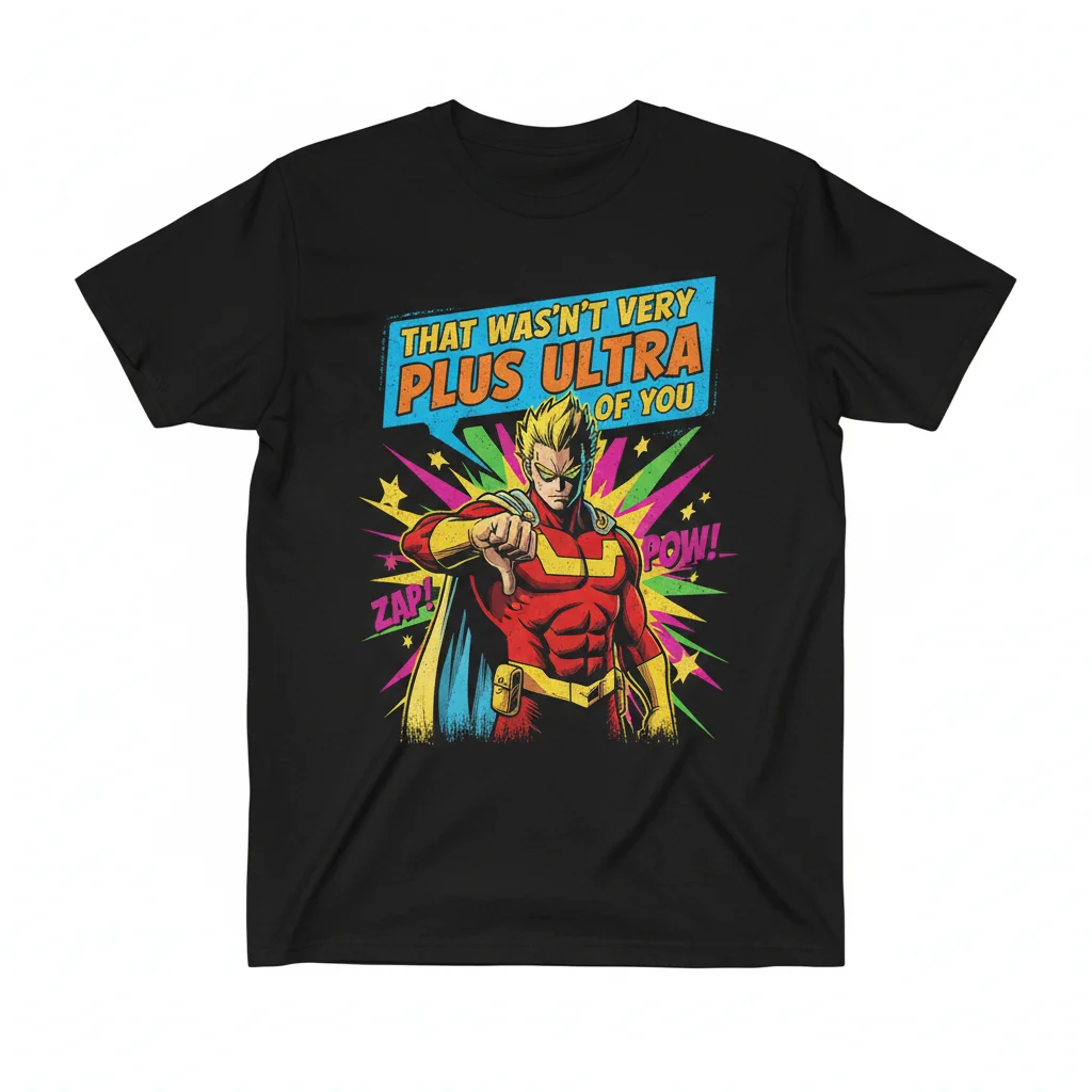 Embrace Your Inner Hero: "That Wasn't Very Plus Ultra of You" Essential Tee