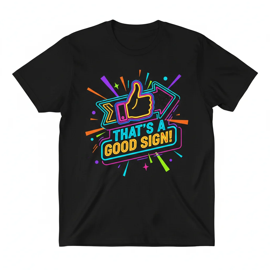 That's a Good Sign – Ultra-Durable, Fade-Resistant Essential T-Shirt