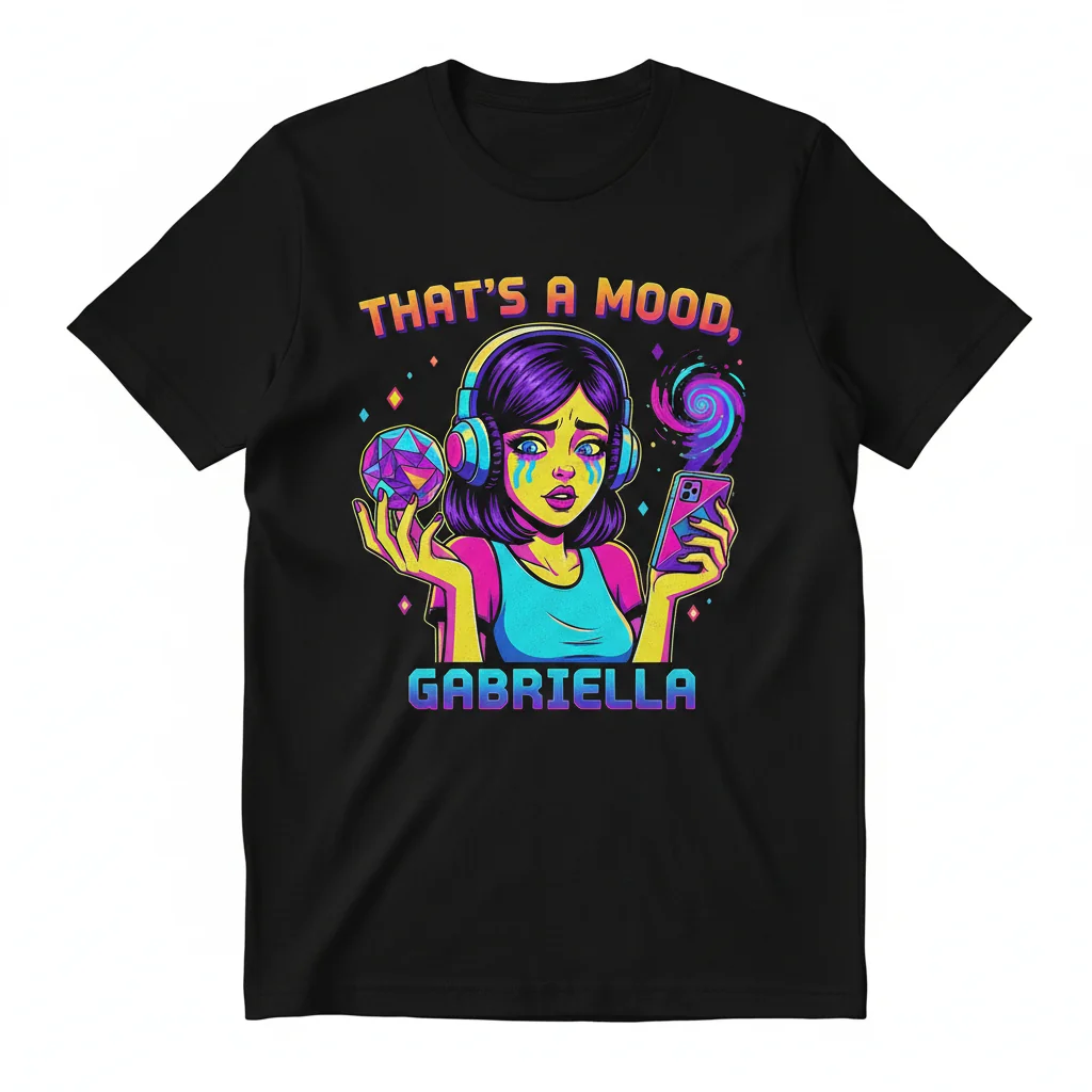 "That's a mood, Gabriella" Premium Unisex T-Shirt | Durable, Fade-Resistant & Ultra-Comfortable