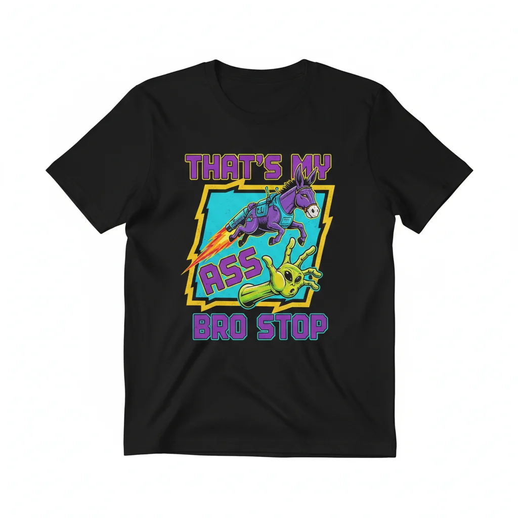 That's My Ass Bro Stop T-Shirt | Funny Viral Meme Tee