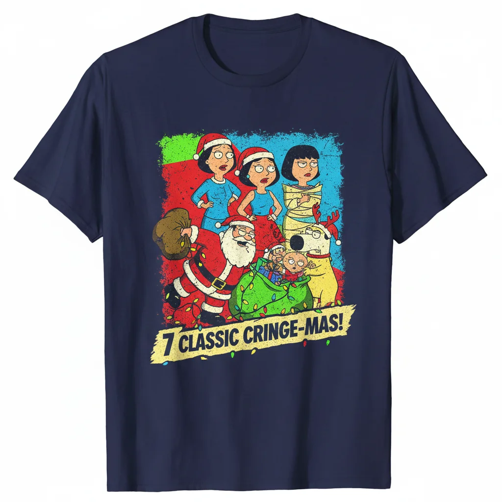 Family Guy Christmas Vibes Tee – Essential Streetwear
