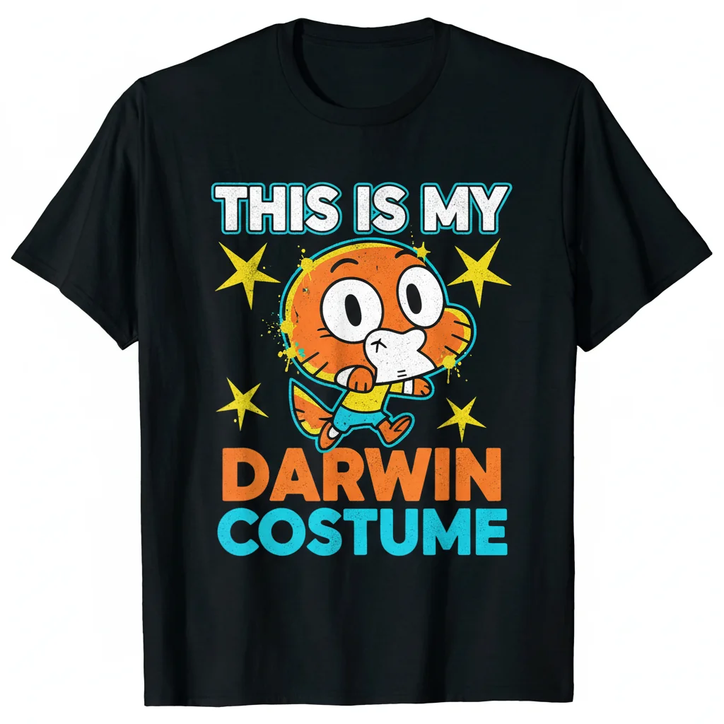 The Amazing World of Gumball Darwin Watterson Costume T-Shirt - Official Cartoon Network Apparel