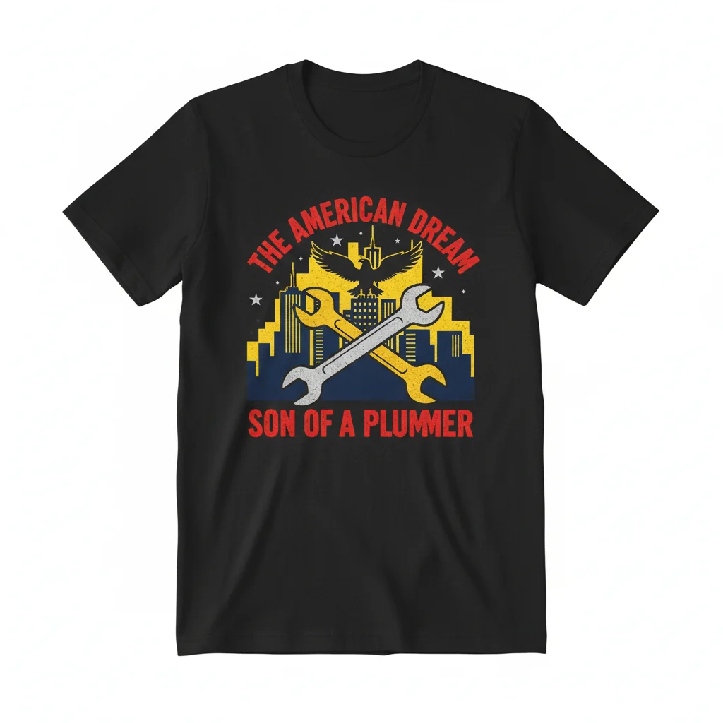 Embrace Your Journey: The American Dream Plumber's Legacy Tee