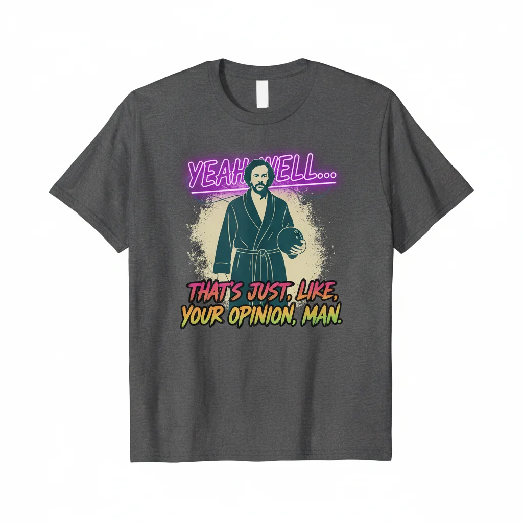 The Dude's Opinion Tee: Lebowski Vibe, Street Ready